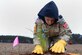 Garrett Oakden, son of U.S. Air Force Col. Neil Oakden, U.S. Air Forces Central Command A5 director, plants a longleaf pine sapling at Shaw Air Force Base, S.C., Jan. 23, 2016. Longleaf pine trees are native to South Carolina and provide a habitat for over 30 endangered and threatened species including red-cockaded woodpeckers and indigo snakes. (U.S. Air Force photo by Senior Airman Zade Vadnais)