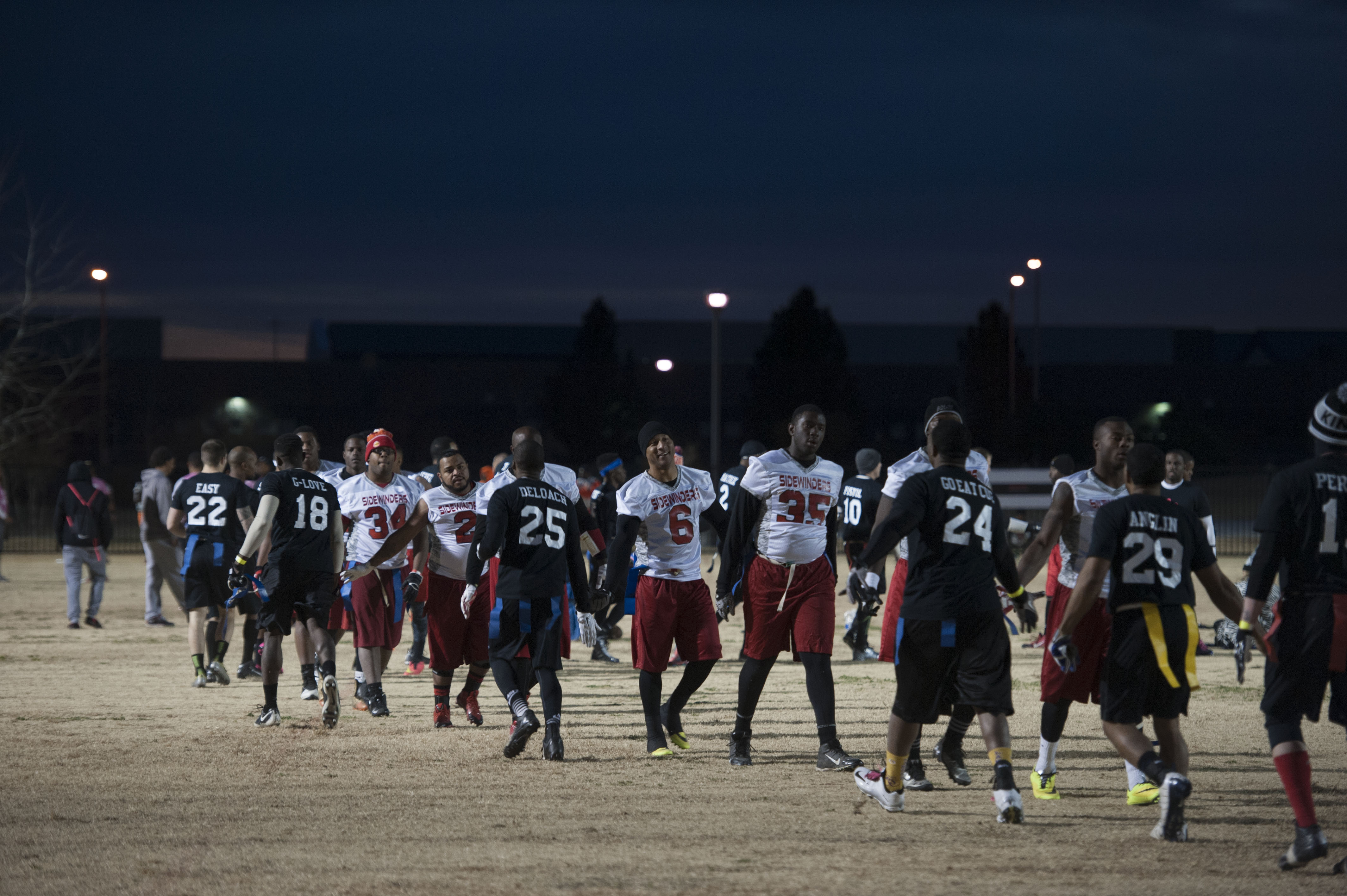 Nellis Flag Football Team Catches Win During Tournament Nellis