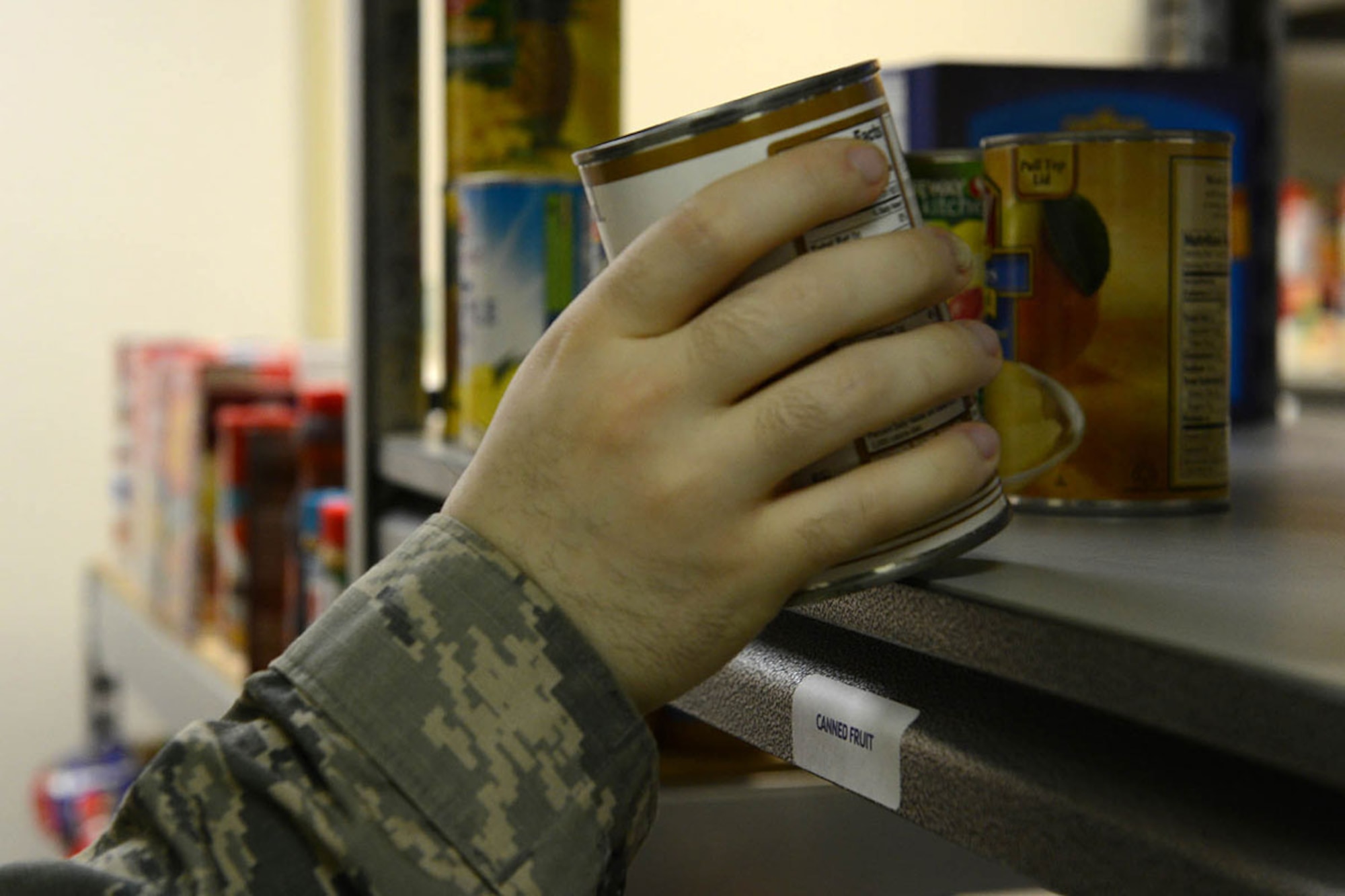 The Armed Services YMCA of Alaska offers two food pantries on Joint Base Elmendorf-Richardson. The food pantries on the installation assist military families who experience unbudgeted expenses during the month. (U.S. Air Force photo by Airman 1st Class Javier Alvarez)