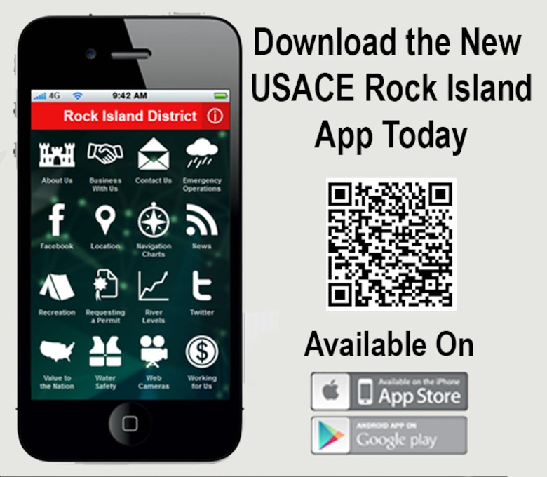 USACE Rock Island Mobile App graphic