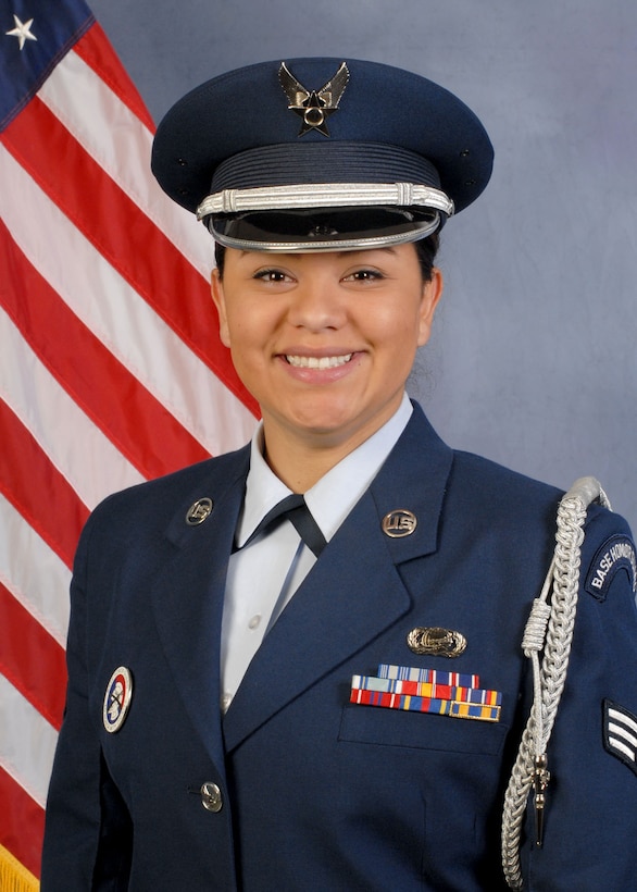 In 2015 Chocktoot volunteered more than 18 hours of her time performing in 12 retreat details; she demonstrated exceptional leadership during this by leading several six member teams. Her dedication led her to participate in additional training from the Beale Air Force Base Honor Guard, expanding her skill set which she passes on to new members of Kingsley Field’s Honor Guard. Her outstanding character and attention to detail ensured the entire honor guard team was fully equipped and ready with serviceable equipment and uniforms.

She volunteered with the Kingsley Field Social Club during Sentry Eagle 2015, helping make the open house and air-to-air exercise a success. Her dedication to the community shows as she volunteered over 20 hours as assistant coach to the Little Kickers soccer team. Chocktoot is always willing to help and add expertise to jobs and personnel, instilling the Air Force core value of excellence in everything she does.
