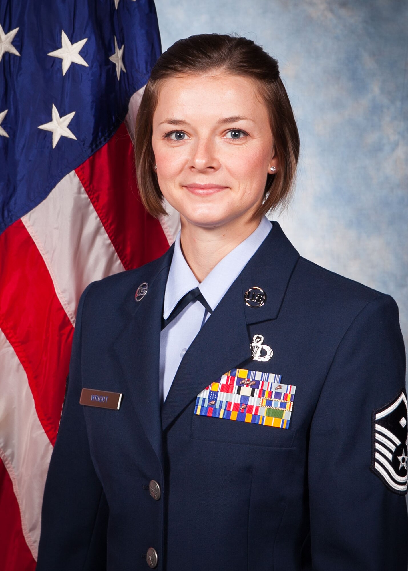 In 2015 Wright’s actions as the First Sergeant for 270th Air Traffic Control Squadron helped foster an environment of confidence among young Airmen and bridged the gaps between Director of Psychological Health and State family readiness. Wright has become an anchor for Airmen with behavioral and alcohol issues helping them to locate proper treatment, increasing their wellness and chances for success.

Her dedication to professional development was apparent when she simultaneously attended the in-residence First Sergeant Academy and correspondence Senior Non-Commissioned Officer Academy. Wright led by example when she completed her Community College of the Air Force degree and created a personal plan to accomplish her Bachelors within a year while balancing family and work responsibilities. 
