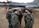 Pilots from the 36th Fighter Squadron, U.S. Air Force, and the 121st Fighter Squadron, Republic of Korea air force, communicate before takeoff during Buddy Wing 16-1 at Seosan Air Base, ROK, Jan. 28, 2016. The exercise, conducted throughout the year, is used to sharpen interoperability between the allied forces. (courtesy photo/Released)