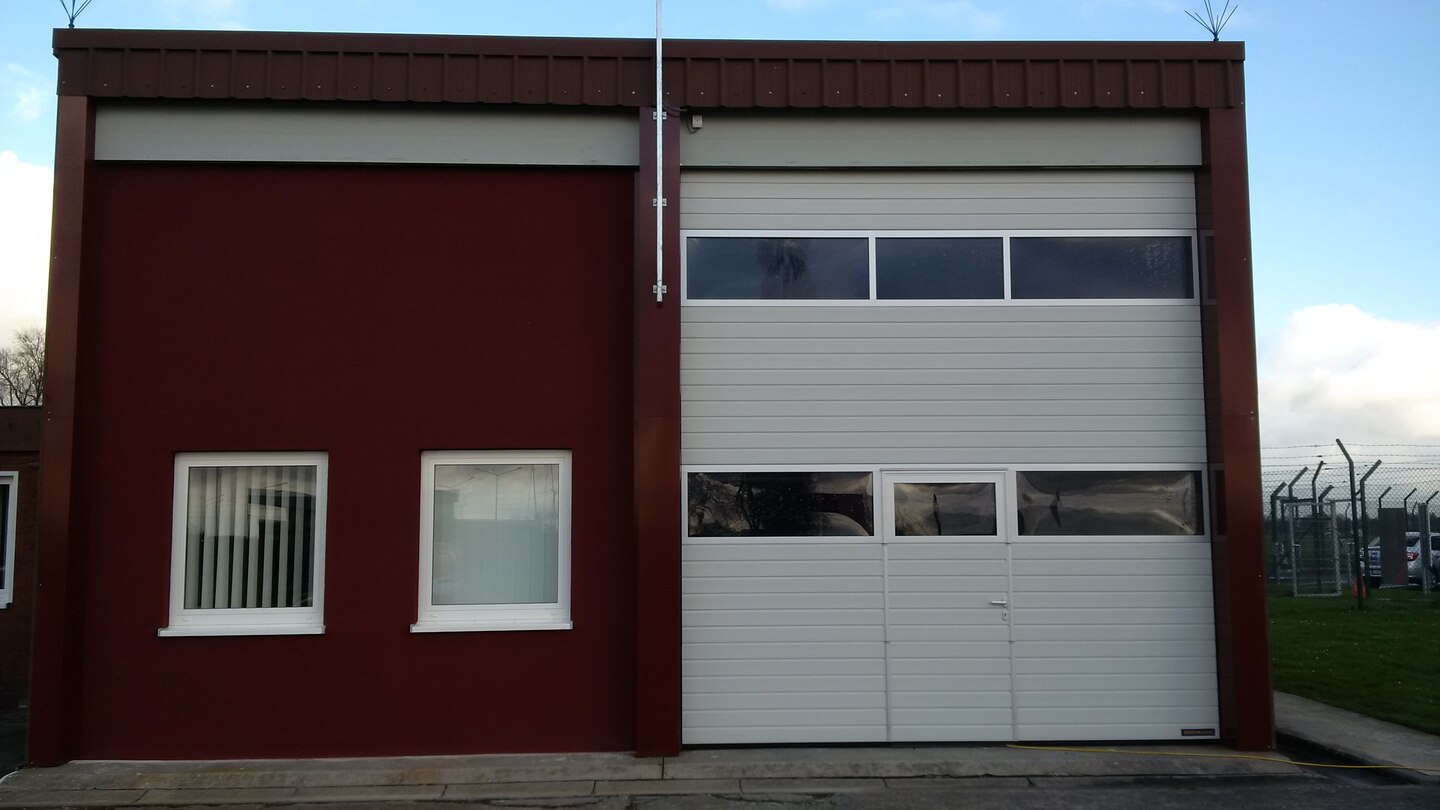 U.S. Army Corps of Engineers Europe District is supporting U.S. Army Garrison Benelux with planning, design and construction oversight of 10 European Infrastructure Consolidation projects in Belgium such as the conversion of an old military police storage garage to administrative offices for the Directorate of Emergency Services, seen here, on Chievres Air Base.   
