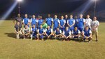 Randolph Football Club members take a team photo after a recent match.