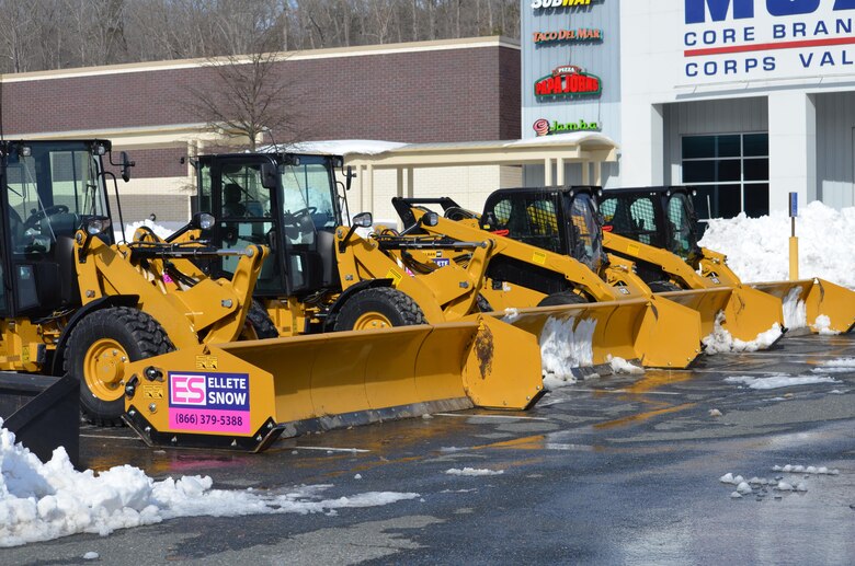 Plows had to move a record-setting amount of snow to clear roads and parking lots aboard Marine Corps Base Quantico.