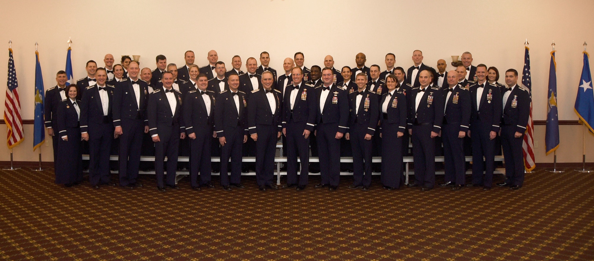 160115-F-CK424-113 Joint Base McGuire-Dix-Lakehurst commanders pose for a photo during the Air Force's 23rd Heritage Dinner at Joint Base McGuire-Dix-Lakehurst, New Jersey on Jan. 15, 2016. Maj. Gen. Frederick Martin, the U.S. Air Force Expeditionary Center commander, hosted the dinner. (U.S. Air Force photo/Tech. Sgt. Jamie Powell)