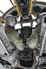 Pilots from the 69th Bomb Squadron go through a pre-flight checklist inside the cockpit of a B-52H Stratofortress before a training sortie at Minot Air Force Base, N.D., Jan. 14, 2016. Bomber Airmen work around the clock in all weather conditions in order to provide B-52H Stratofortress firepower on demand. (U.S. Air Force photo/Airman 1st Class J.T. Armstrong)