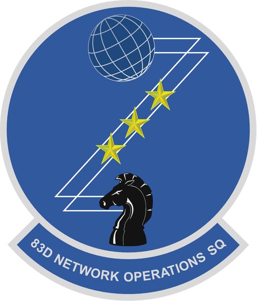This is the 83rd Network Operations Squadron Detachment 4 patch. The 83 NOS uses their weapon system, known as the Cyber Security and Control system, to ensure 24-hour network operations, management functions and enable key enterprise services and defensive operations within the Air Force’s networks. The CSCS is one of seven Air Force cyber weapon systems and is operated every day at Ramstein Air Base, Germany. (U.S. Air Force graphic)