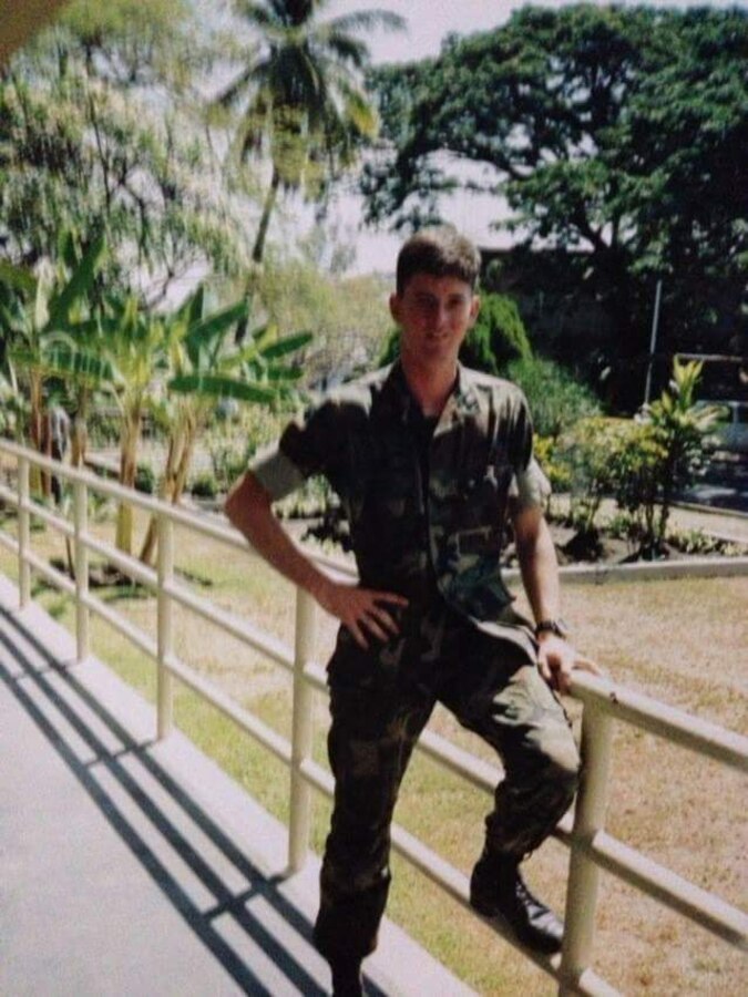 Pictured is retired Master Sgt. Robert Alexander Jr. in 1988 when he was first stationed in Okinawa, Japan, as part of 3rd Reconnaissance Battalion. He performed life-saving actions in Subic Bay, Philippines, after a night-time amphibious training. He is a Fitchburg, Massachusetts, native who retired in 2010. He received a Navy and Marine Corps Commendation Medal, June 22, 2016, for his actions of that night.