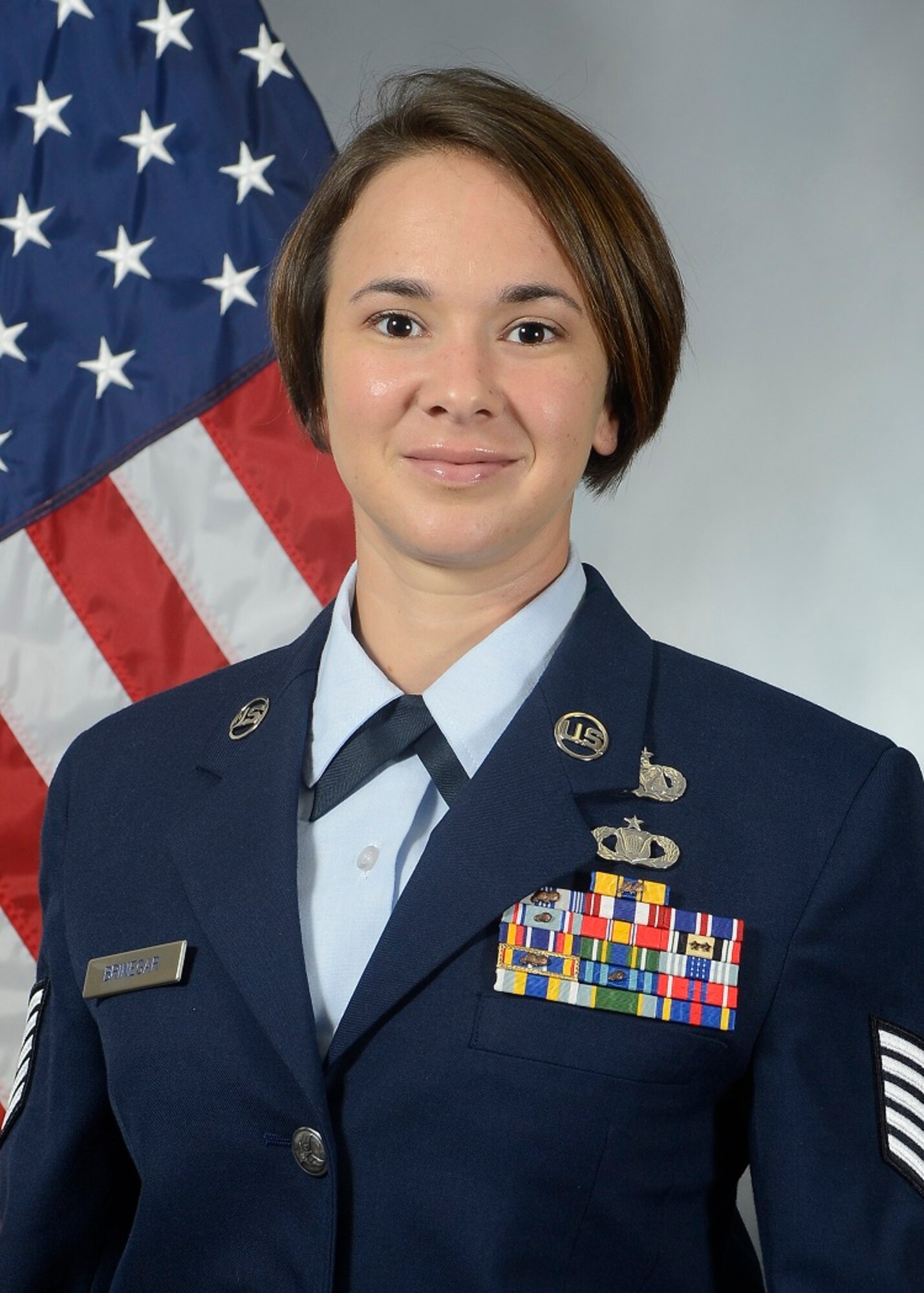 The 2016 Air Mobility Command Senior Leader Enlisted Commissioning Program selectee is Tech. Sgt. Rachel Brinegar, NCO in charge of general law assigned to the 6th Air Mobility Wing Legal Office. Brinegar will attend University of South Florida in August and begin Officer Training School after graduation. (U.S. Air Force photo)
