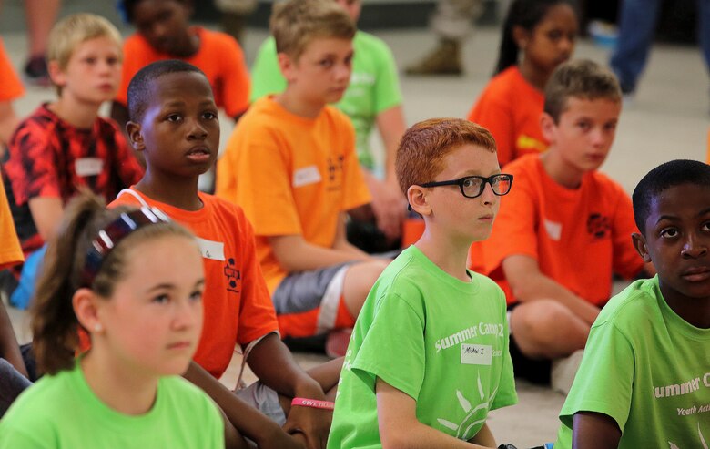 Middle School teens from the Department of Defense bases around South Maryland and Virginia participated in L.I.N.K.S. for Teens at the Naval Surface Facility Indian Head, Md., June 30, 2016. The event was hosted by Chemical, Biological, Incident Response Force, U.S. Marine Corps Forces Command, and Joint Base Myer-Henderson Hall. The Teens participated in seven different stations related to the physical and mental preparation a Marine goes under on a daily basis. The teens learned various different skills to build teamwork and camaraderie between peers, as well as the core values of the Marines and goals for the future. CBIRF is an active duty Marine Corps unit that, when directed, forward-deploys and/or responds with minimal warning to a chemical, biological, radiological, nuclear or high-yield explosive (CBRNE) threat or event in order to assist local, state, or federal agencies and the geographic combatant commanders in the conduct of CBRNE response or consequence management operations, providing capabilities for command and control; agent detection and identification; search, rescue, and decontamination; and emergency medical care for contaminated personnel. (Official USMC Photo by Lance Cpl. Maverick S. Mejia/RELEASED)