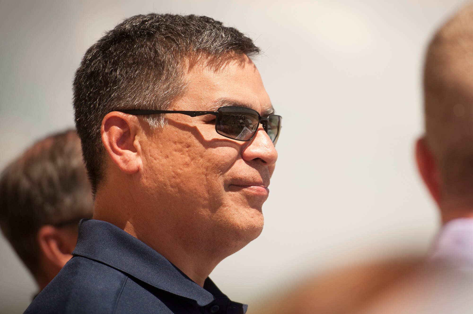Stephen Herrera, Air Force Special Operations Command executive director, receives a tour of new facilities, June 28, 2016 at Cannon Air Force Base, N.M. Herrera is the first executive director of AFSOC. (U.S. Air Force photo/Tech. Sgt. Manuel J. Martinez) 