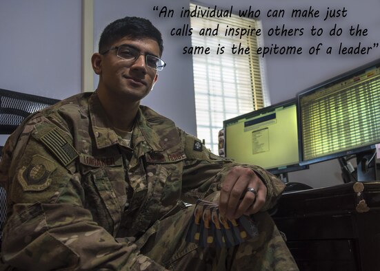 Senior Airman Longaker, 455th Expeditionary Comptroller Squadron budget technician, was selected as the Wing Staff Agency Airman Top Performer for the month of June, July 06, 2016, Bagram Airfield, Afghanistan. Longaker acts as a liaison between the purchasing organization, contracting office and the vendor to ensure commodities are purchased in a timely manner. (U.S. Air Force photo illustration by Senior Airman Justyn M. Freeman)