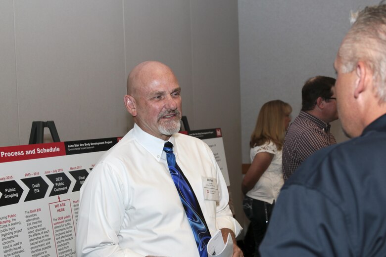 Mike Langley, a senior project manager in the District's Regulatory Division, discusses two project alternatives described in the draft EIS that would require authorization under Section 404 of the Clean Water Act for the discharge of dredged or fill materials within waters of the U.S. The project is located within the boundary of the existing Safford Mine Facility, approximately 8 miles north of Safford. 