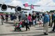 Attendees of the Yeovilton, England crowd around the 315th Airift Wing's mini C-17 July 2. This was the mini C-17's first trip across the pond and was a huge hit at Yeovilton Air Day 2016.
This is the 315th AWs second time visiting Royal Naval Air Station Yeovilton, England, and the mighty presence of the mini C-17 helped seal the deal for another “Best Static Display” award. The miniature C-17 has been used all across the United States to promote the Air Force Reserve and bolster recruiting efforts at air shows, parades and other community events. 
 (U.S. Air Force photo by Master Sgt. Shane Ellis)