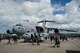 Attendees of the Yeovilton, England crowd around the 315th Airift Wing's mini C-17 and a Charleston C-17 Globemaster III July 2. This was the mini C-17's first trip across the pond and was a huge hit at Yeovilton Air Day 2016. This is the 315th AWs second time visiting Royal Naval Air Station Yeovilton, England, and the mighty presence of the mini C-17 helped seal the deal for another “Best Static Display” award. The miniature C-17 has been used all across the United States to promote the Air Force Reserve and bolster recruiting efforts at air shows, parades and other community events. 
(U.S. Air Force photo by Master Sgt. Shane Ellis)