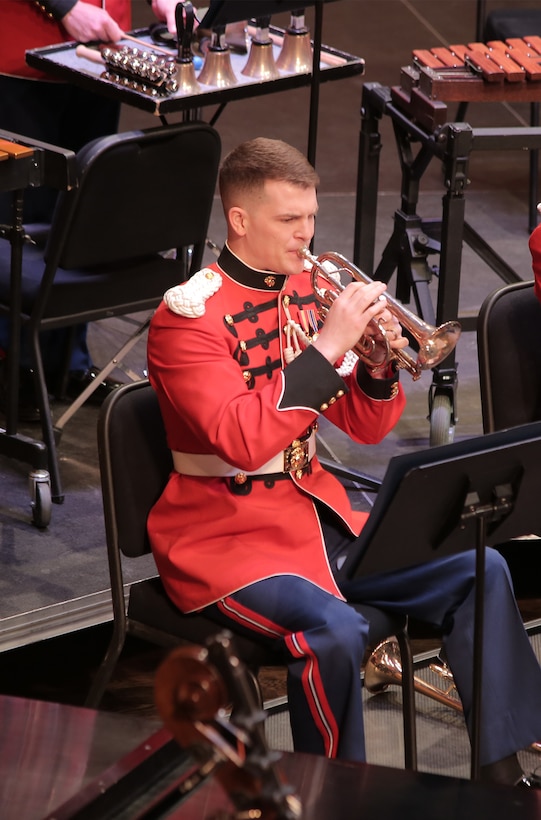 Staff Sgt. Robert Bonner will perform Herbert L. Clarke's "The Debutante," a virtuoso cornet solo from the golden age of bands on July 6 and 7. More info: http://www.marineband.marines.mil/Portals/175/Docs/Season%20Brochures/summer_brochure_2016Web.pdf?ver=2016-05-31-150545-920