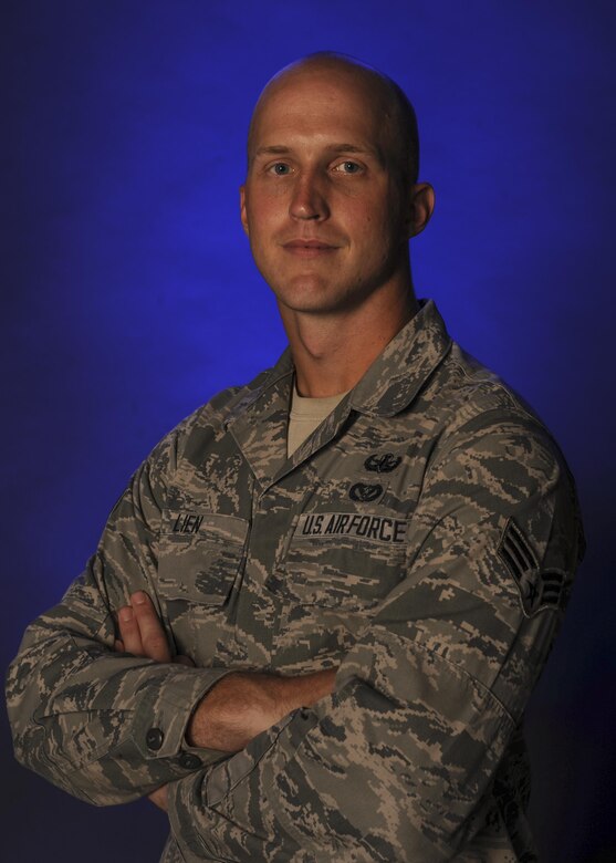 U.S. Air Force Senior Airman Colton Lien, 19th Civil Engineer Squadron Explosive Ordinance Disposal technician, and his friends saved a woman from drowning June 25, 2016, at the Ouachita River Whitewater Park in Malvern, Ark. He grabbed a woman from a whirlpool in the river, and with the help of others, paddled her to safety and performed CPR until she regained consciousness. (U.S. Air Force photo by Staff Sgt. Regina Edwards)
