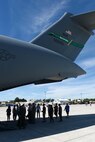 Members of the Moses Lake community tour a 62nd Airlift Wing C-17 Globemaster III during the 50th Anniversary of the Port of Moses Lake July 1, 2016 at Grant County International Airport, Wash. To mark the 50th Anniversary from the day the U.S. Air Force handed over the keys of Larson Air Force Base to the Port of Moses Lake, officials hosted an open house for the local community. (U.S. Air Force photo/Senior Airman Divine Cox)