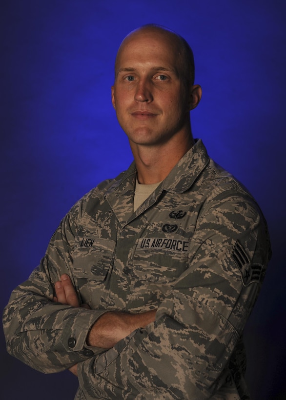 Senior Airman Colton Lien, a 19th Civil Engineer Squadron explosive ordinance disposal technician, and his friends saved a woman from drowning June 25, 2016, at the Ouachita River Whitewater Park in Malvern, Ark. He grabbed a woman from a whirlpool in the river, and with the help of others, paddled her to safety and performed CPR until she regained consciousness. (U.S. Air Force photo/Staff Sgt. Regina Edwards)