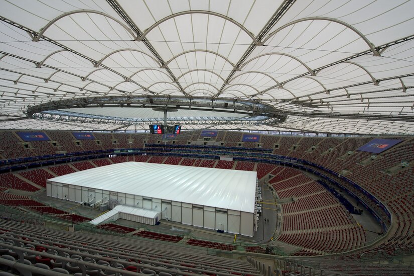 Heads of state and defense leaders from NATO’s 28 member countries begin arriving in Warsaw, Poland, July 7 for the Warsaw Summit, to be held at a conference center inside the National Stadium, July 8-9, 2016. NATO photo