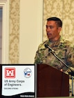 Lt. Col. Damon A. Delarosa assumed command of the U.S. Army Corps of Engineers, Walla Walla District, during a July 8, 2016, ceremony at the Marcus Whitman Hotel and Conference Center in downtown Walla Walla. (U.S. Corps of Engineers photo)