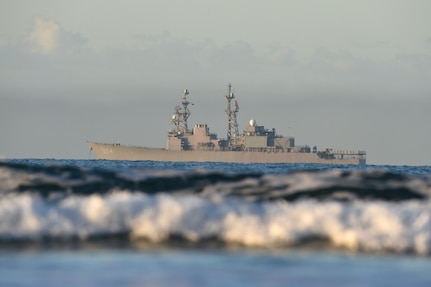 151105-N-AV746-215 CORONADO, Calif. (Nov. 5, 2015) The ex-Paul F. Foster anchored off the southern coast of California. Paul F. Foster serves as the new Self Defense Test Ship for Naval Surface Warfare Center. (U.S. Navy photo by Mass Communication Specialist 2nd Class Timothy M. Black/Released)