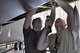 Tech. Sgt. Jeremy Nichols, 931st Maintenance Squadron aero repair craftsman, and Senior Airman Josh Simmons, 931 MXS aero repair journeyman, inspect the wing of a KC-135 Stratotanker during a unit training assembly, July 9, 2016, McConnell Air force Base, Kan. The inspection was part of isochronal inspection, which examines numerous essential systems on the aircraft including propulsion and hydraulics. (U.S. Air Force photo by Tech. Sgt. Abigail Klein)
