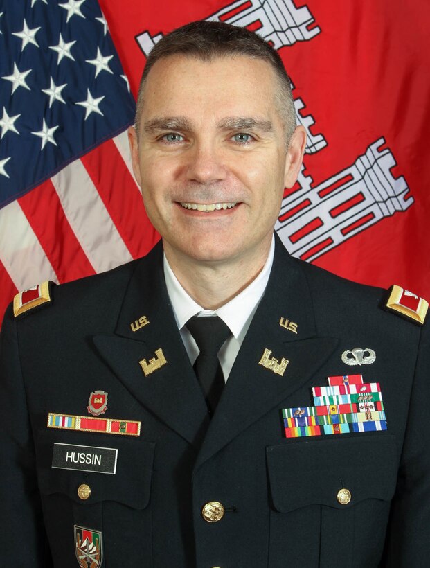 Colonel Christopher A. Hussin is the commander, Tulsa District, U.S. Army Corps of Engineers. 