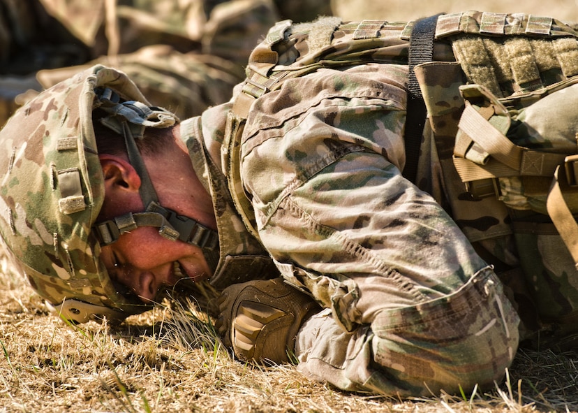 Defenders from the 791st Missile Security Forces Squadron participated in annual tactical training at Minot Air Force Base, N.D., May 23, 2016. Training stations allowed SF members to practice small unit combat tactics, employ inert smoke grenades and perform casualty care and evacuation. These exercises were just a small portion of the tactical maneuver training SF members receive annually. (U.S. Air Force photo/Airman 1st Class J.T. Armstrong)