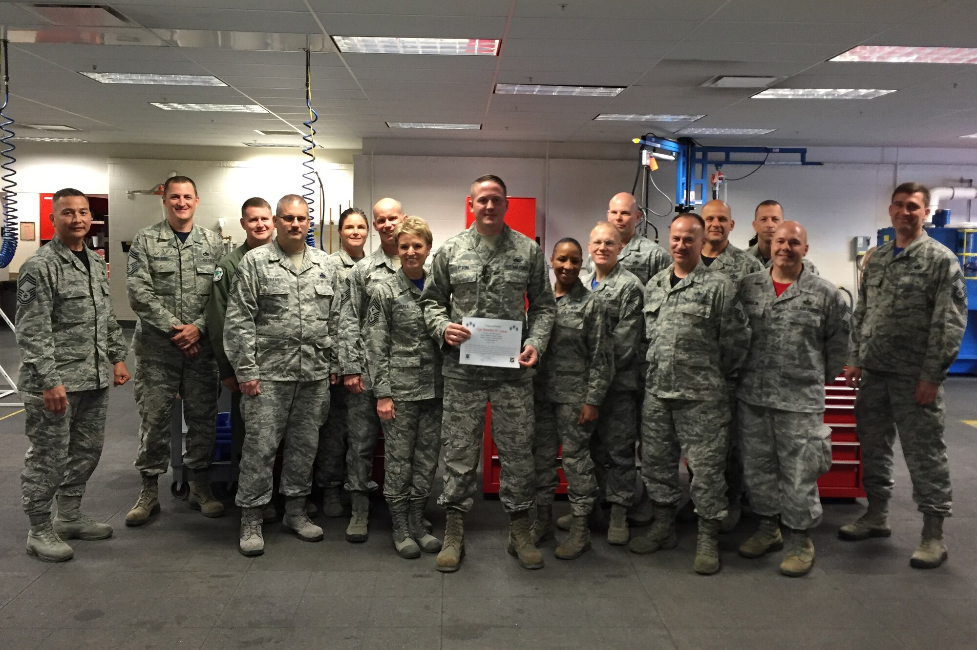 TSgt Brandon H. Litton was selected at the Chief's Choice Award winner for the month of July 2016.