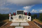 IWO TO, Japan (July 7, 2016) Marines from Yokosuka Naval
Base were the first group to climb up Mount Suribachi during a professional, military and education tour to Iwo To or popularly known in English as Iwo Jima, organized by Commander, U.S. 7th Fleet. 63 U.S. Sailors and Marines forward deployed in Yokosuka, Japan visited Iwo To, to view for themselves one of the most costly battles during World War II. After 71 years, military visitors still follow in the footsteps of the Marines and Sailor who hoisted the American flag atop Mount Suribachi on February 23, 1945. (U.S. Navy photo by Damage Controlman Chief Andrae Sutherland/Released)
