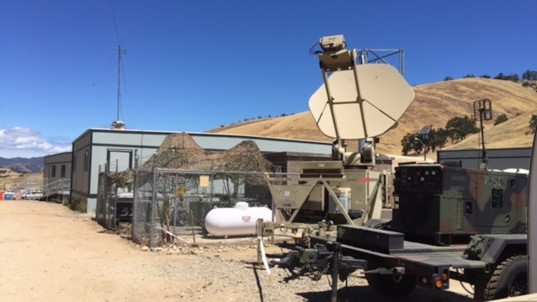 U.S. Army Reserve Soldiers with Charlie Company, 319th Expeditionary Signal Battalion receive invaluable training while testing their signal equipment upgrades during this year's annual training cycle at Fort Hunter Liggett, Calif. (Photo by Capt. Mike Passoff)