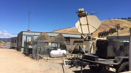 U.S. Army Reserve Soldiers with Charlie Company, 319th Expeditionary Signal Battalion receive invaluable training while testing their signal equipment upgrades during this year's annual training cycle at Fort Hunter Liggett, Calif. (Photo by Capt. Mike Passoff)