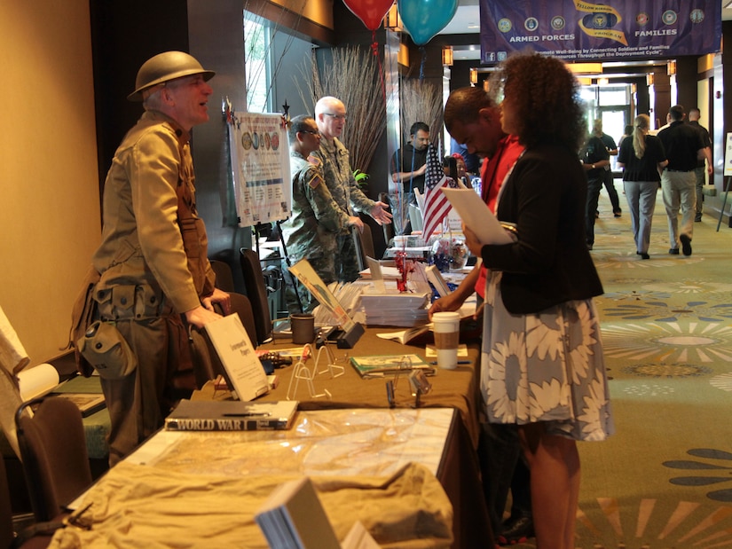The Yellow Ribbon event held in Schaumburg, Illinois, June 17-19, 2016, provided Soldiers and family members with sufficient information, services and other benefits such as Family Programs, chaplain advice, Education Resource Information, Tricare Programs, USAA banking, Veterans Administration benefits, Employer Support of Guard and Reserve (ESGR), and more.