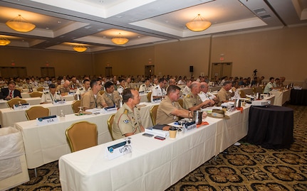 Participants attending the first day of instruction during the USPACOM Amphibious Leaders Symposium in San Diego, Calif., July 11, 2016. PALS brings together senior leaders of allied and partner nations from the Indo-Asia-Pacific region to discuss key aspects of maritime/amphibious operations, capability development, crisis response, and interoperability. Twenty-two allied and partnered nations, including the U.S. are participating. 