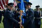 Col. John Teichert, the new 11th Wing and Joint Base Andrews commander, assumes command of the 11th Wing and Joint Base Andrews at Joint Base Anacostia-Bolling, Washington, D.C., July 12, 2016. Teichert took over command from Col. Bradley Hoagland and is now responsible for approximately 2,500 Airmen, DOD civilians and contractors in the 11th WG. (U.S. Air Force photo by Airman 1st Class Philip Bryant)