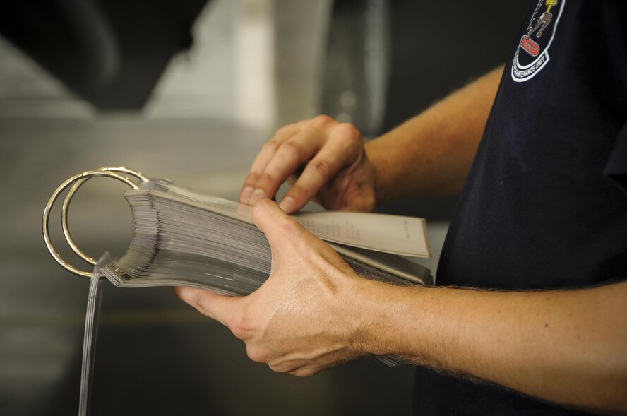 Staff Sgt. Adam Renander, 20th Aircraft Maintenance Unit Crew Viper 7 team chief, briefs his crew before the 2nd Quarter weapons load competition at Barksdale Air Force Base, La., July 8, 2016. One Crew per AMU are selected based on their loading stats for the quarter. (U.S. Air Force photo/Airman 1st Class Stuart Bright) 
