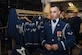 Airman 1st Class Jeremy De Leon, U.S. Air Force Honor Guard Drill Team member, dons his ceremonial blouse before the opening night at the 2016 Royal Nova Scotia International Tattoo at the Scotiabank Centre in Halifax, Nova Scotia, June 30. This was the first time in 20 years that an active duty U.S. Military team has performed at this event. (U.S. Air Force photo by Senior Airman Ryan J. Sonnier)