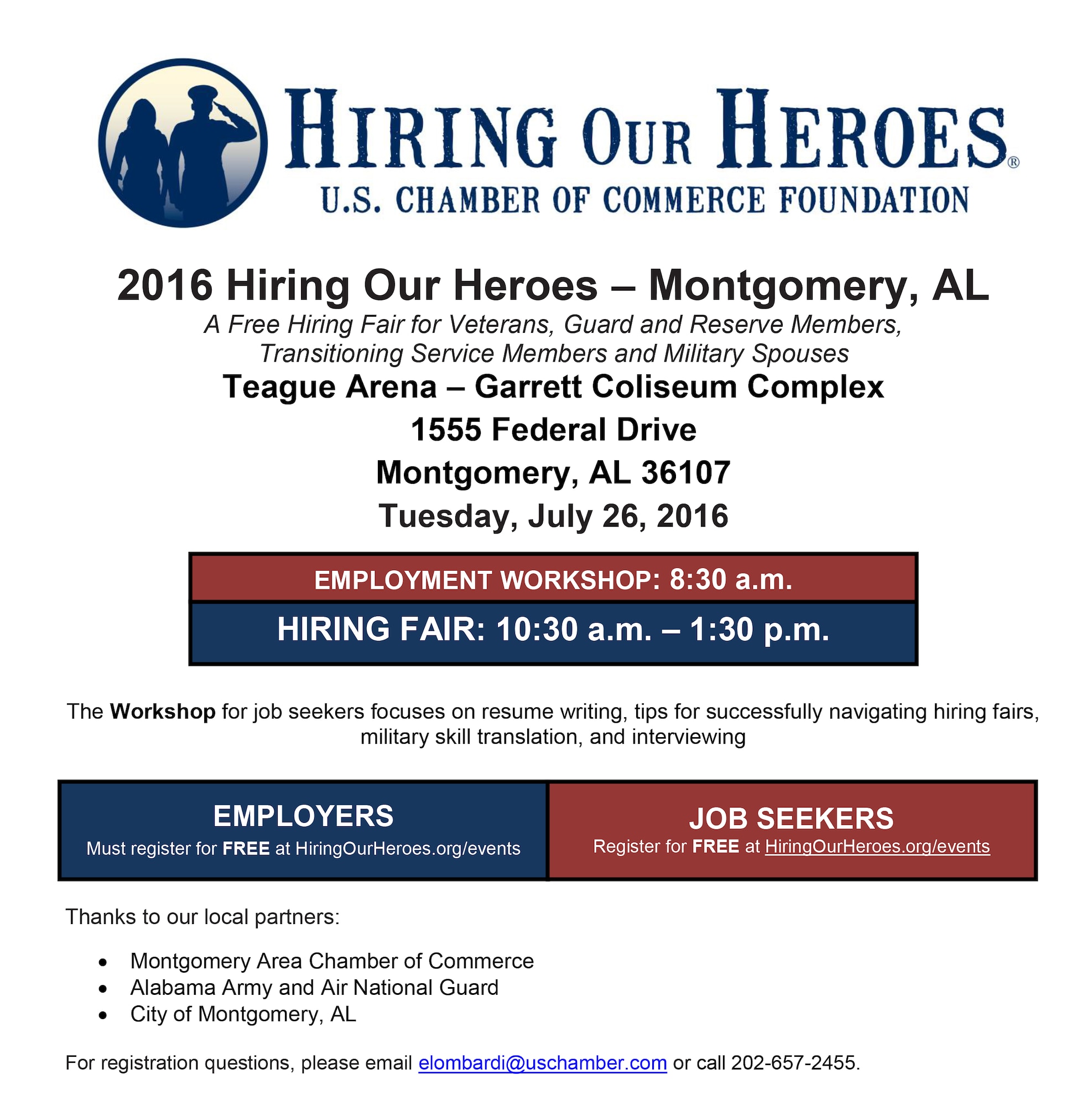 Hiring Our Heroes flyer. (Courtesy photo illustration)
