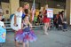 Andrea Carnahan, wife of Staff Sgt. Sean Carnahan, shows her daughter the bus her father is in during Operation Homecoming at Hurlburt Field, Fla., July 7, 2016. Carnahan’s husband spent five months deployed overseas. (U.S. Air Force photo by Airman Dennis Spain)
