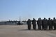 A formation of 440th Airlift Wing Airmen saw the unit's final C-130 Hercules aircraft taxi and depart from Pope Army Airfield, N.C., June 29, 2016, signaling a major step in the unit's activation process. 
