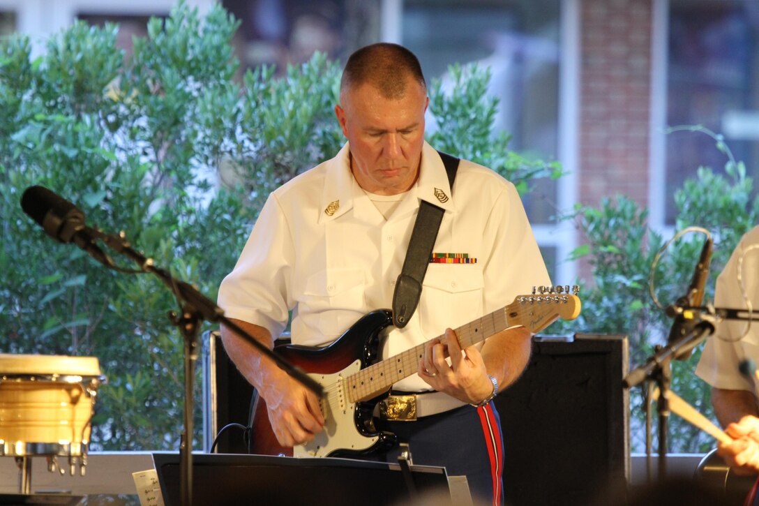 On July 14, 2016, the Marine Latin Jazz Ensemble performed at Glen Echo Park in Maryland. (U.S. Marine Corps photo by Master Sgt. Amanda Simmons/released)