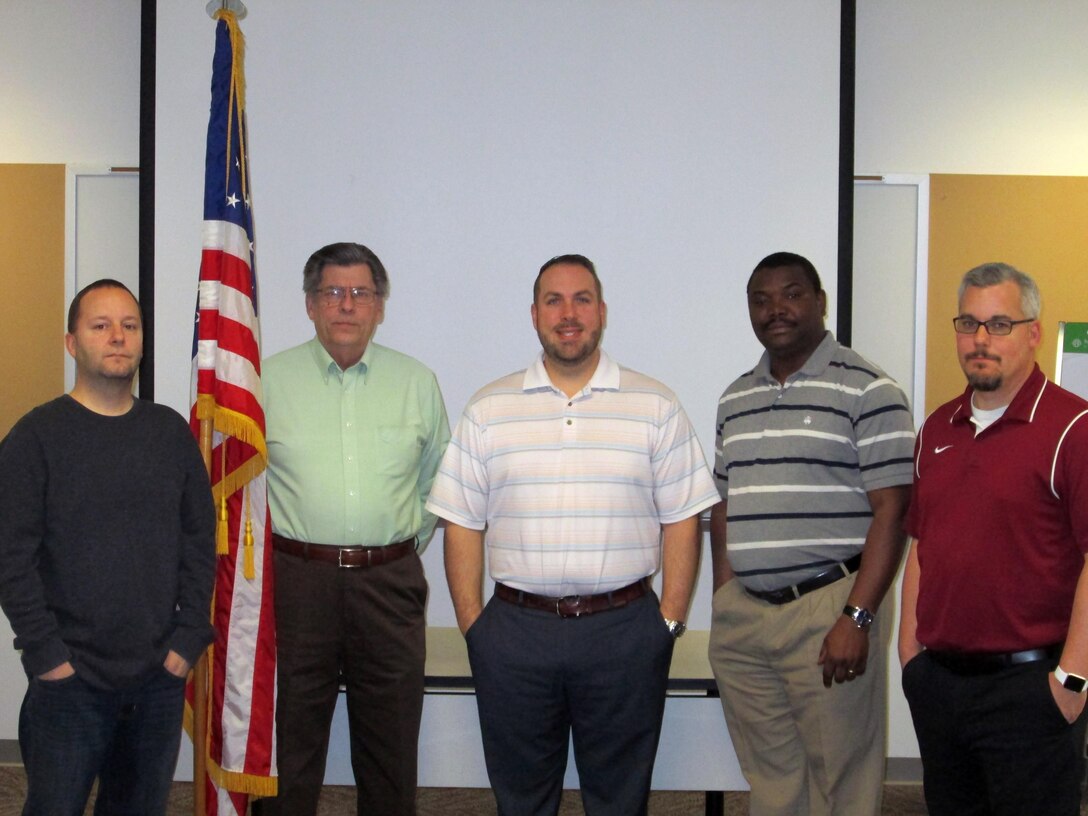 Defense Contract Management Agency quality assurance specialists Scott Kirisits, Edward Pawelczyk, Eric Lee, Komlan Koudifo and Jason Drewitz, recently passed the certified quality auditor course, which has enhanced their skills when participating in an audit. All of them are based at DCMA Air Propulsion Operations Rolls Royce in Indianapolis, Indiana.