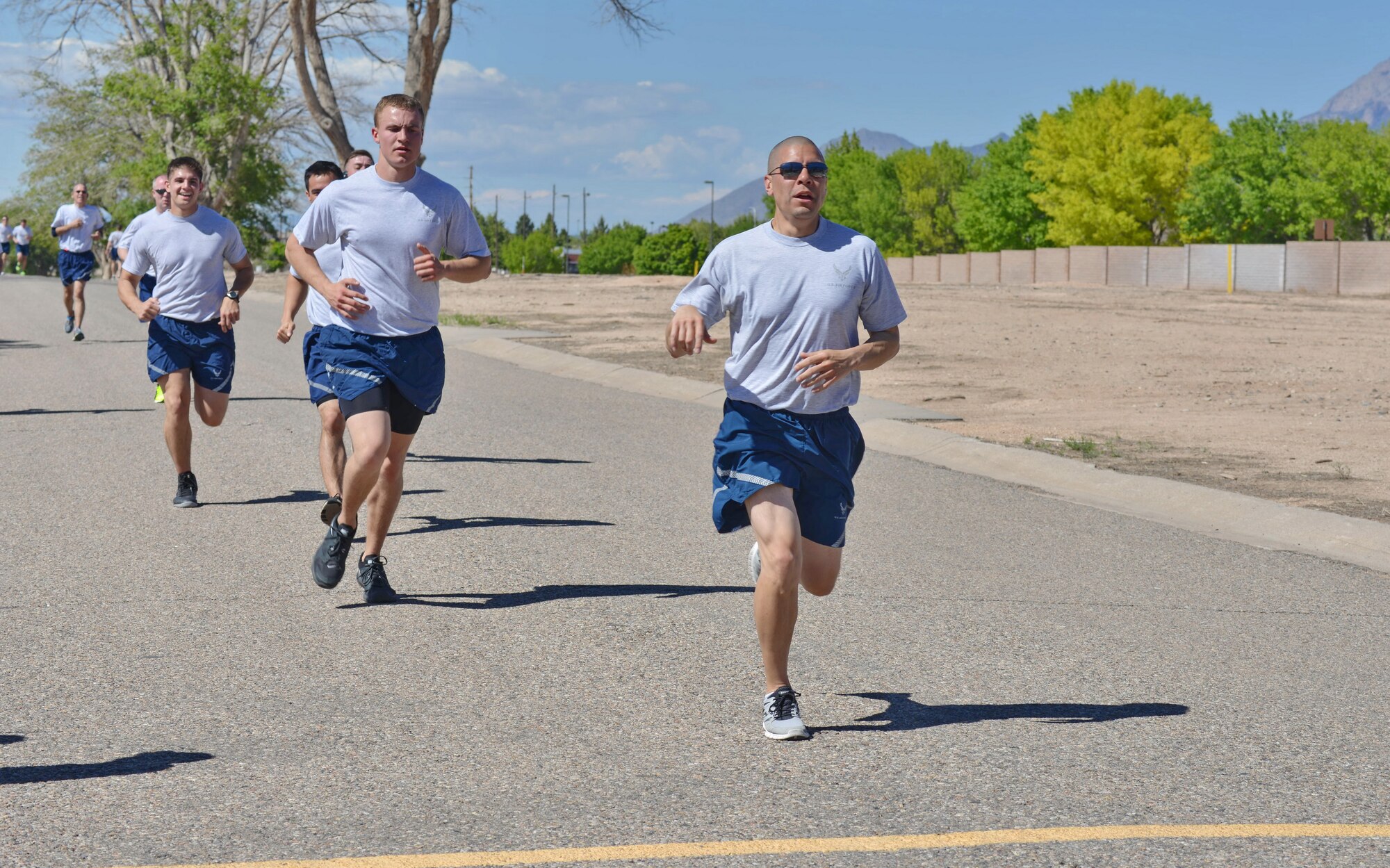 As Kirtland sees higher temperatures, those exercising outdoors in the warmer weather should take precautions to stay safe. (Photo by Jamie Burnett)
