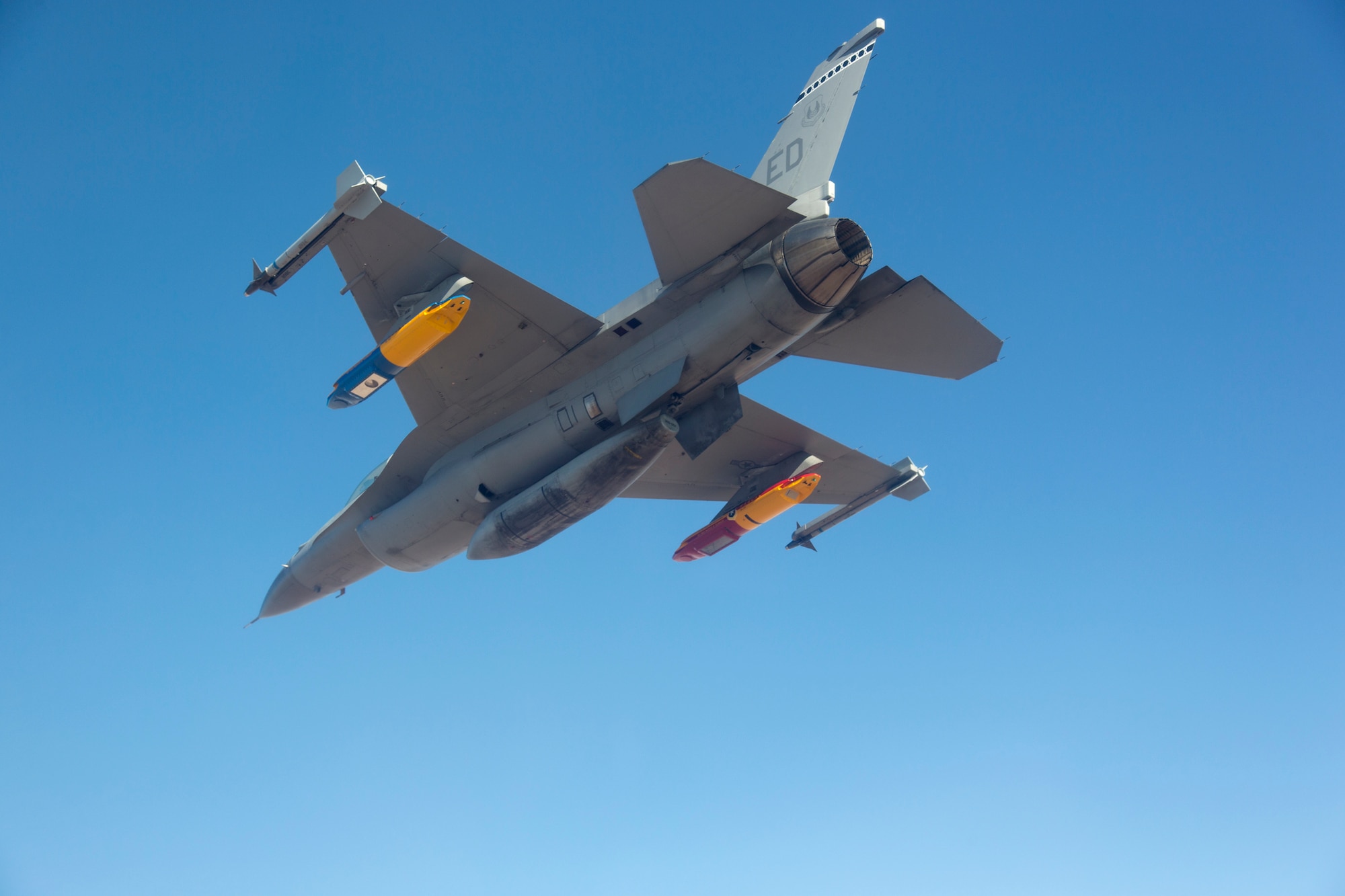 Two RASCAL pods running simultaneous tests saved more than $1 million worth of time for modification and lost missions. (U.S. Air Force photo Christian Turner)