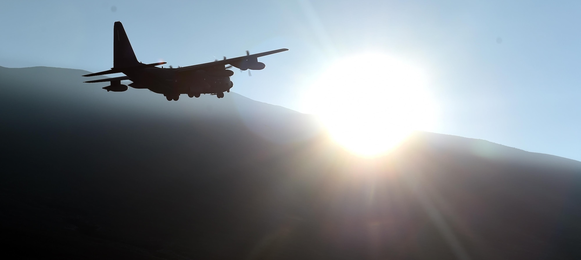 An MC-130J Commando II with the 17th Special Operations Squadron performs a fly by over Pohakuloa Training Area, Hawaii, July 14, 2016. The 353rd SOG led special operations assets and conventional forces from all four branches of the U.S. Armed Forces in a multi-aircraft, joint airborne operation as part of Rim of the Pacific (RIMPAC) 2016 to strengthen their relationships and interoperability with their partners. (U.S. Air Force photo by 2nd Lt. Jaclyn Pienkowski/Released)