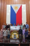 American and Filipino participants in the EMPOWER program meet members of the Dumaguete Effata Association of the Deaf, Philippine Federation of the Deaf, and Discovering Deaf Worlds, at the Damaguete City, Philippines, mayor’s office. The visit was part of a professional exchange program designed to build capacity among the Filipino deaf community. 