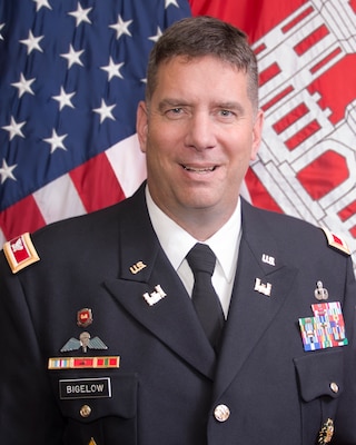 As the Great Lakes and Ohio River Division Commander, COL Bigelow is responsible for the oversight of the three Corps of Engineers Districts who provide technical expertise across the eight states that encompass the lower watershed of the Great Lakes